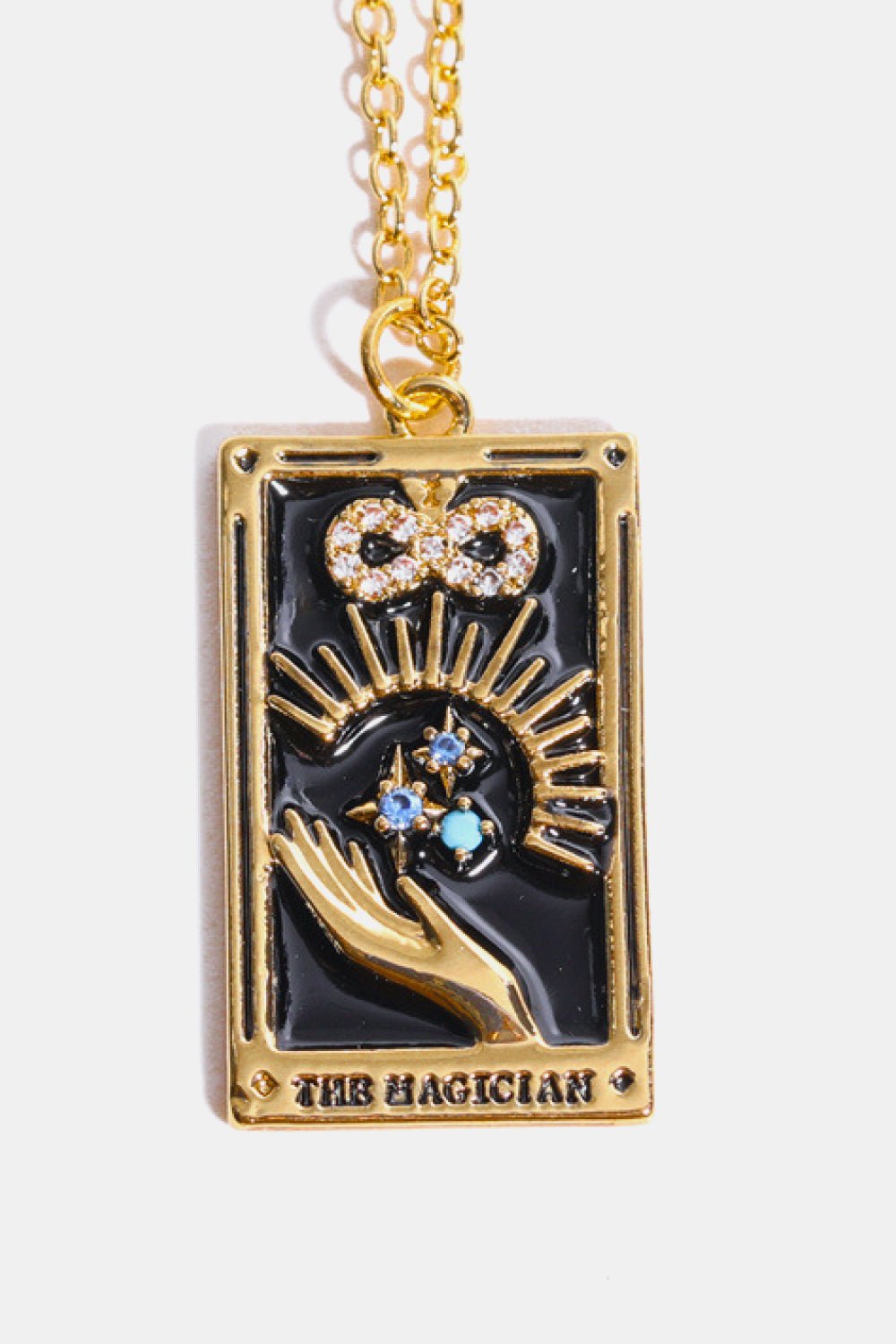 Tarot Card Pendant Stainless Steel Necklace - Witcheasy
