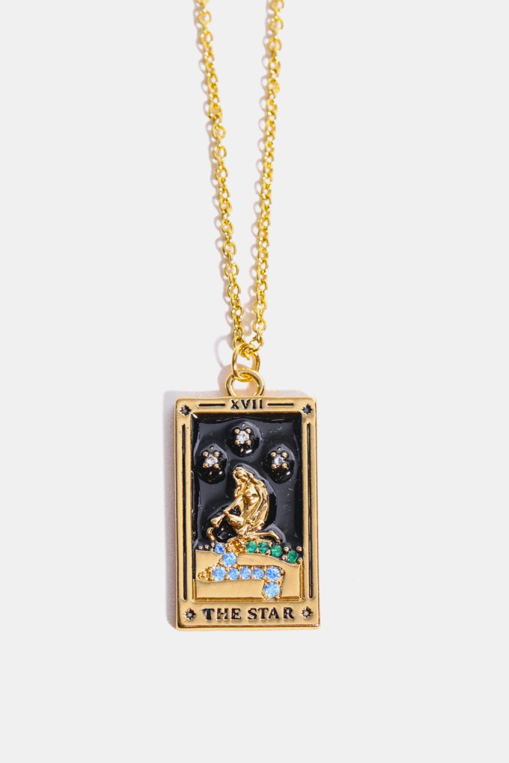Tarot Card Pendant Stainless Steel Necklace - Witcheasy