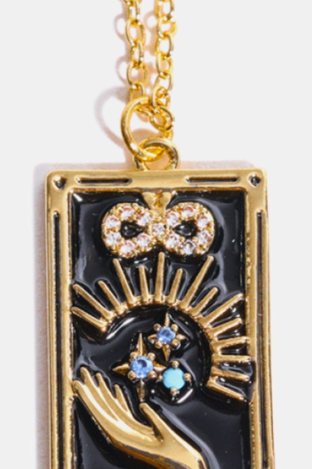 Tarot Card Pendant Stainless Steel Necklace - Witcheasy