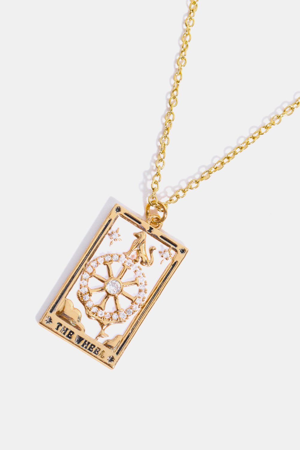 Tarot Card Pendant Stainless Steel Necklace - Witcheasy