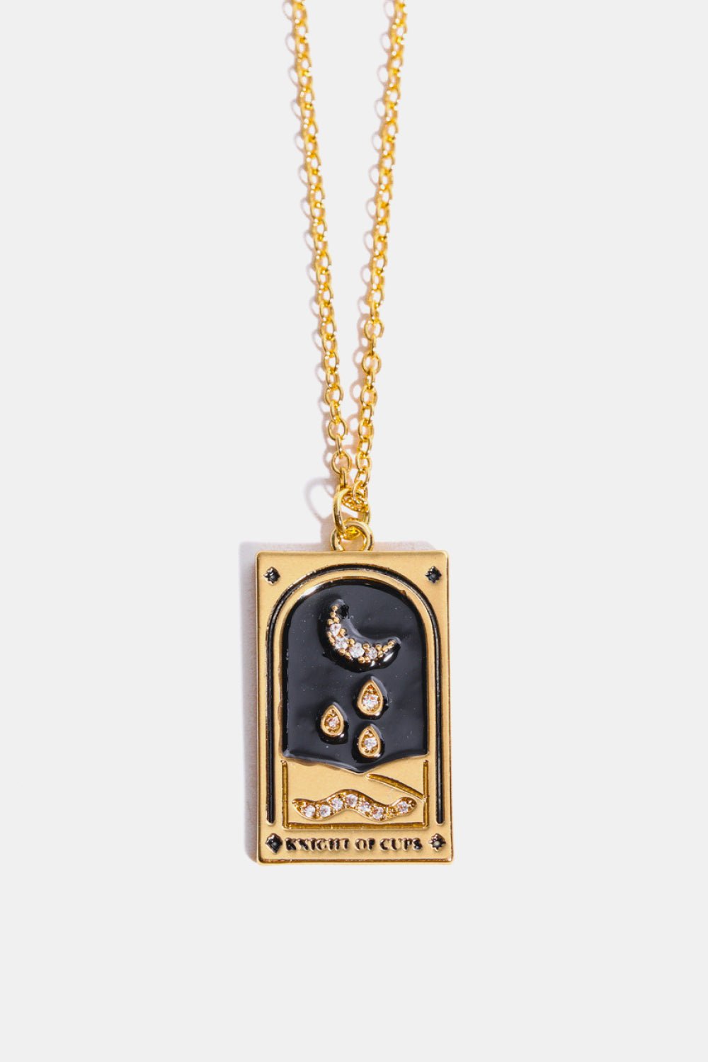 Tarot Card Pendant Stainless Steel Necklace - Witcheasy