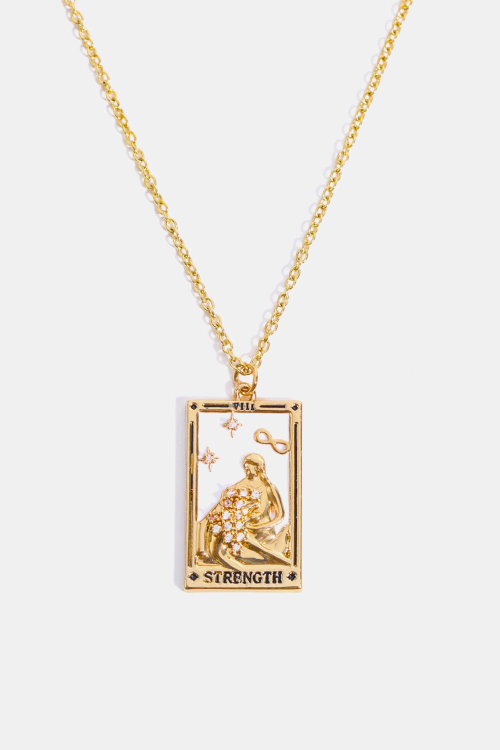 Tarot Card Pendant Stainless Steel Necklace - Witcheasy