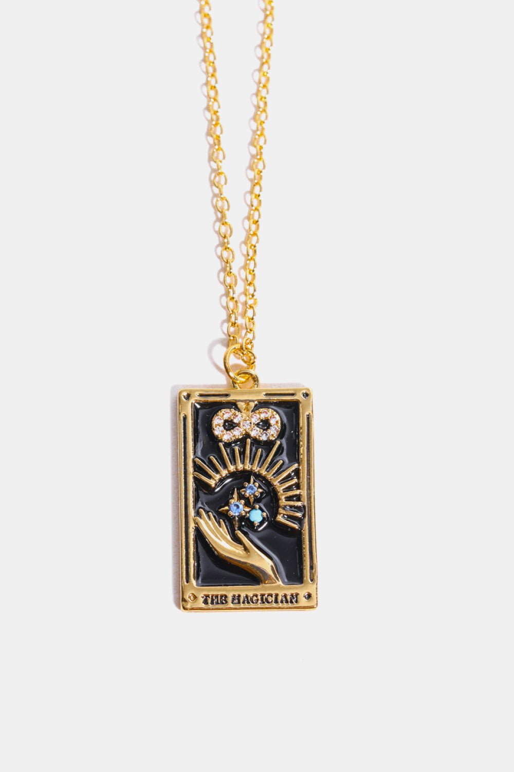 Tarot Card Pendant Stainless Steel Necklace - Witcheasy