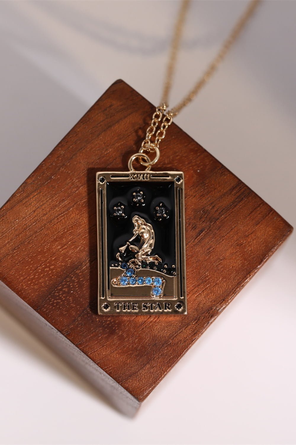 Tarot Card Pendant Stainless Steel Necklace - Witcheasy