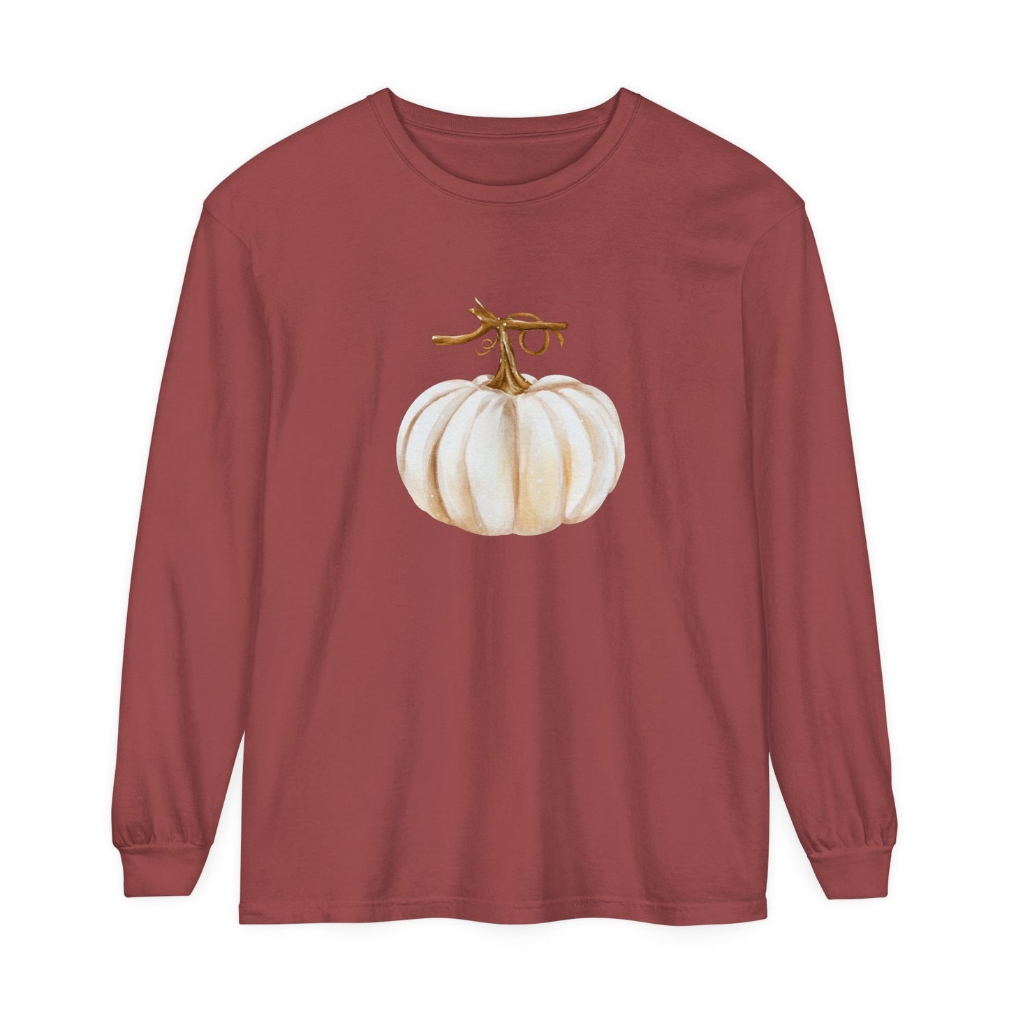 White Pumpkin Unisex Long Sleeve T-Shirt - Witcheasy