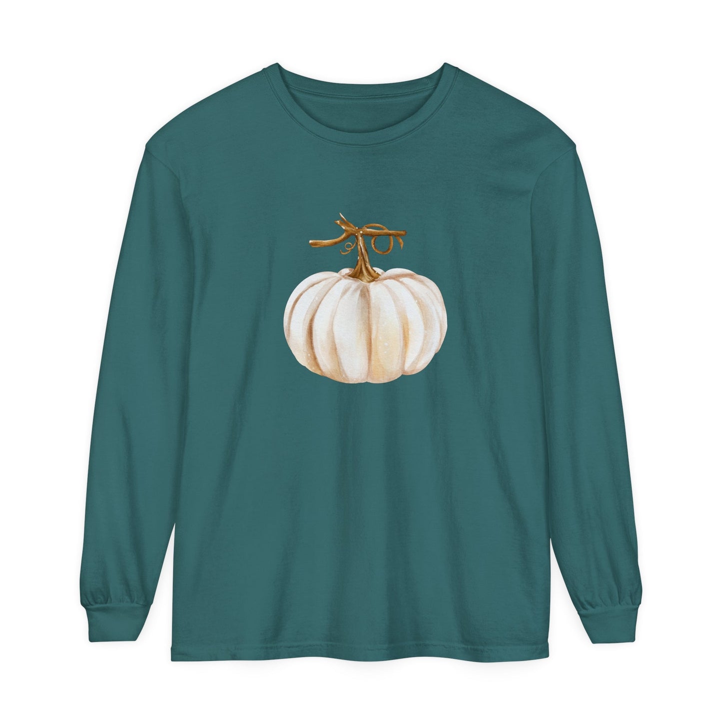 White Pumpkin Unisex Long Sleeve T-Shirt - Witcheasy