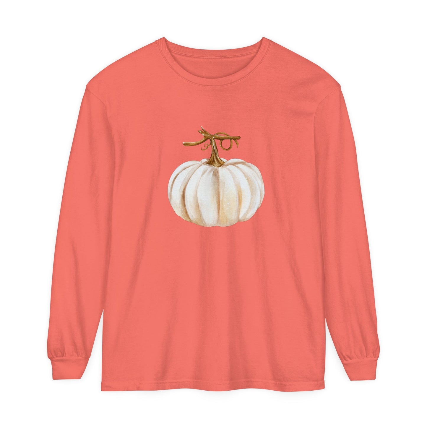 White Pumpkin Unisex Long Sleeve T-Shirt - Witcheasy