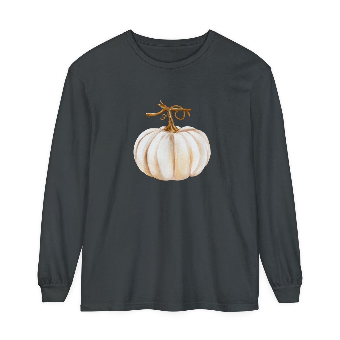 White Pumpkin Unisex Long Sleeve T-Shirt - Witcheasy
