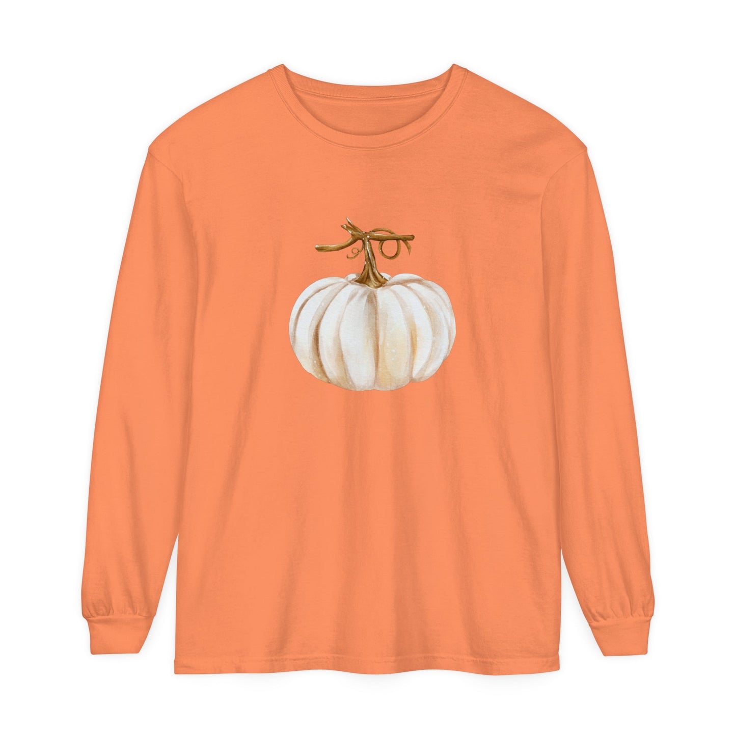 White Pumpkin Unisex Long Sleeve T-Shirt - Witcheasy