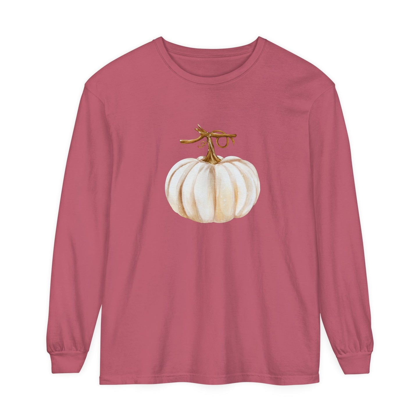 White Pumpkin Unisex Long Sleeve T-Shirt - Witcheasy