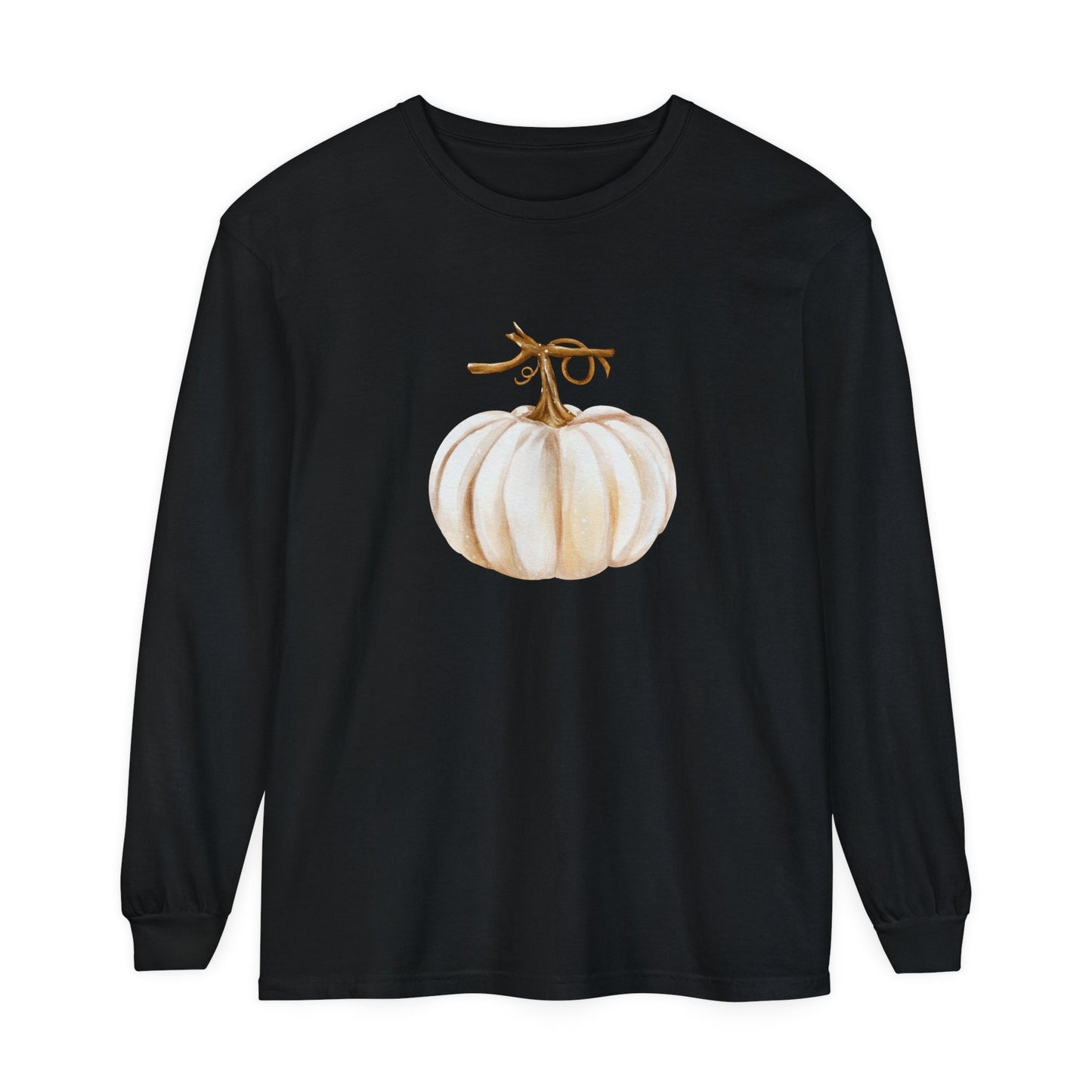 White Pumpkin Unisex Long Sleeve T-Shirt - Witcheasy