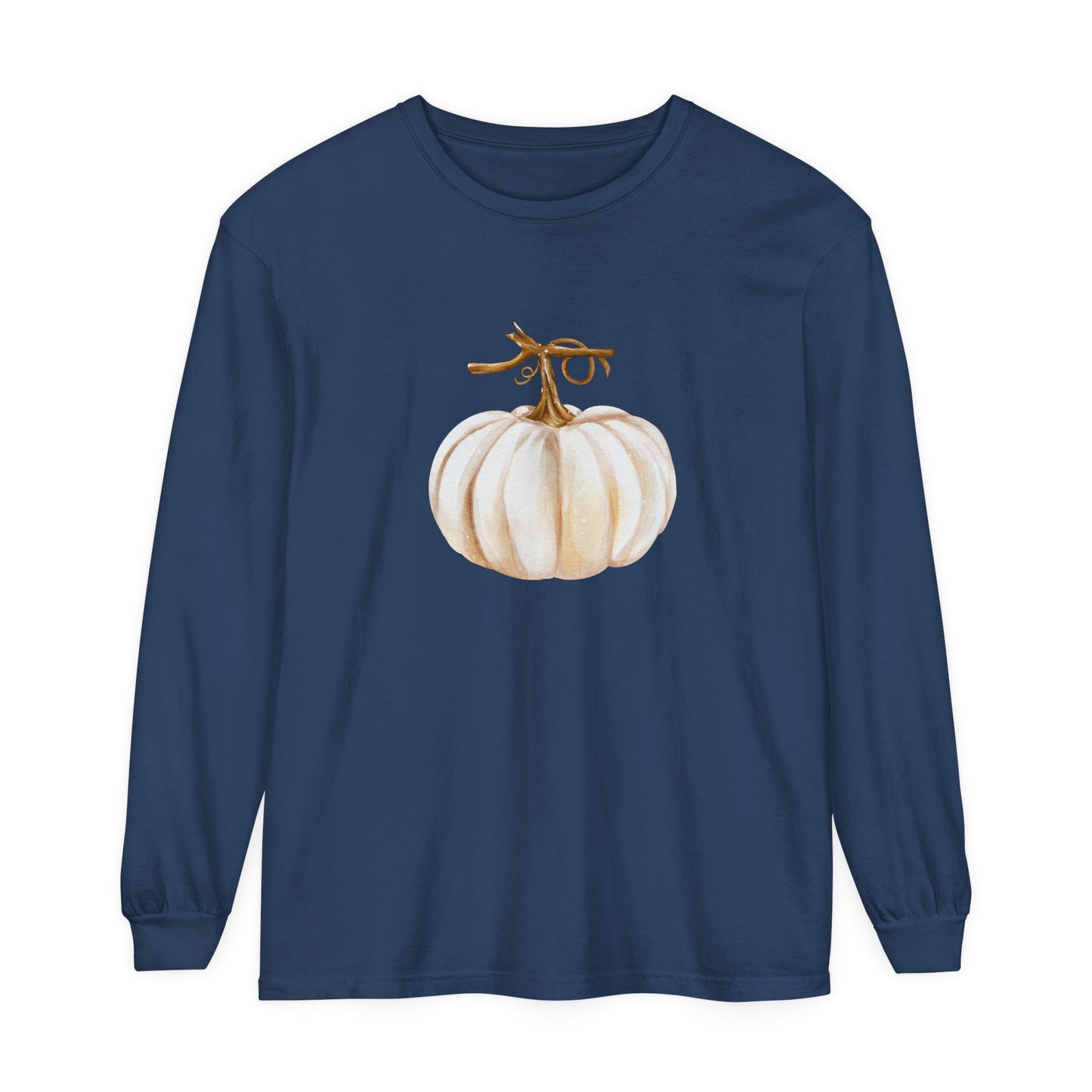 White Pumpkin Unisex Long Sleeve T-Shirt - Witcheasy