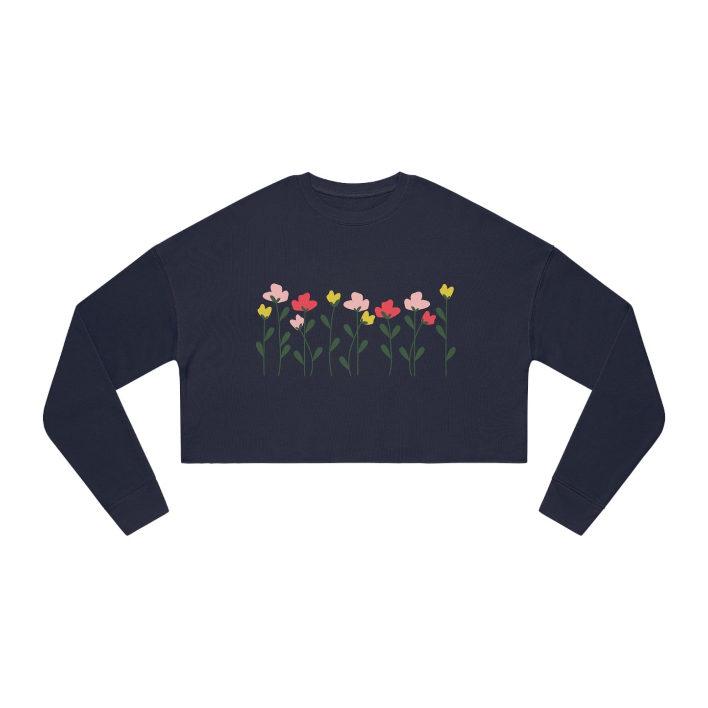 Wildflowers Cropped Sweatshirt - Witcheasy
