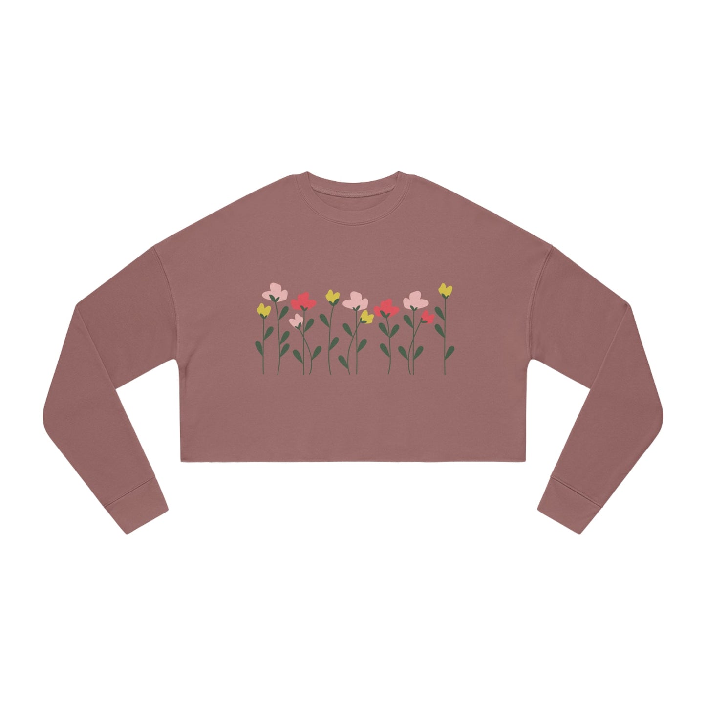 Wildflowers Cropped Sweatshirt - Witcheasy