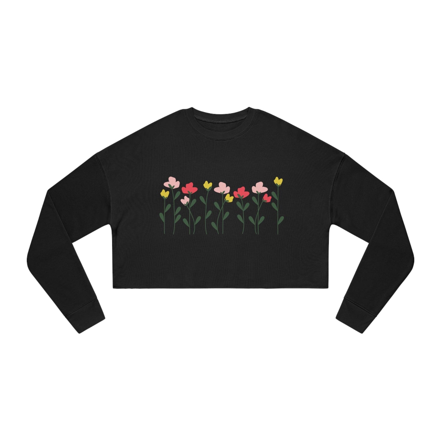 Wildflowers Cropped Sweatshirt - Witcheasy