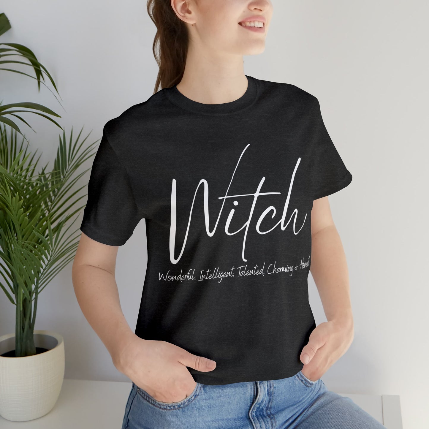 Witch Black Unisex Jersey Short Sleeve Tee - Witcheasy