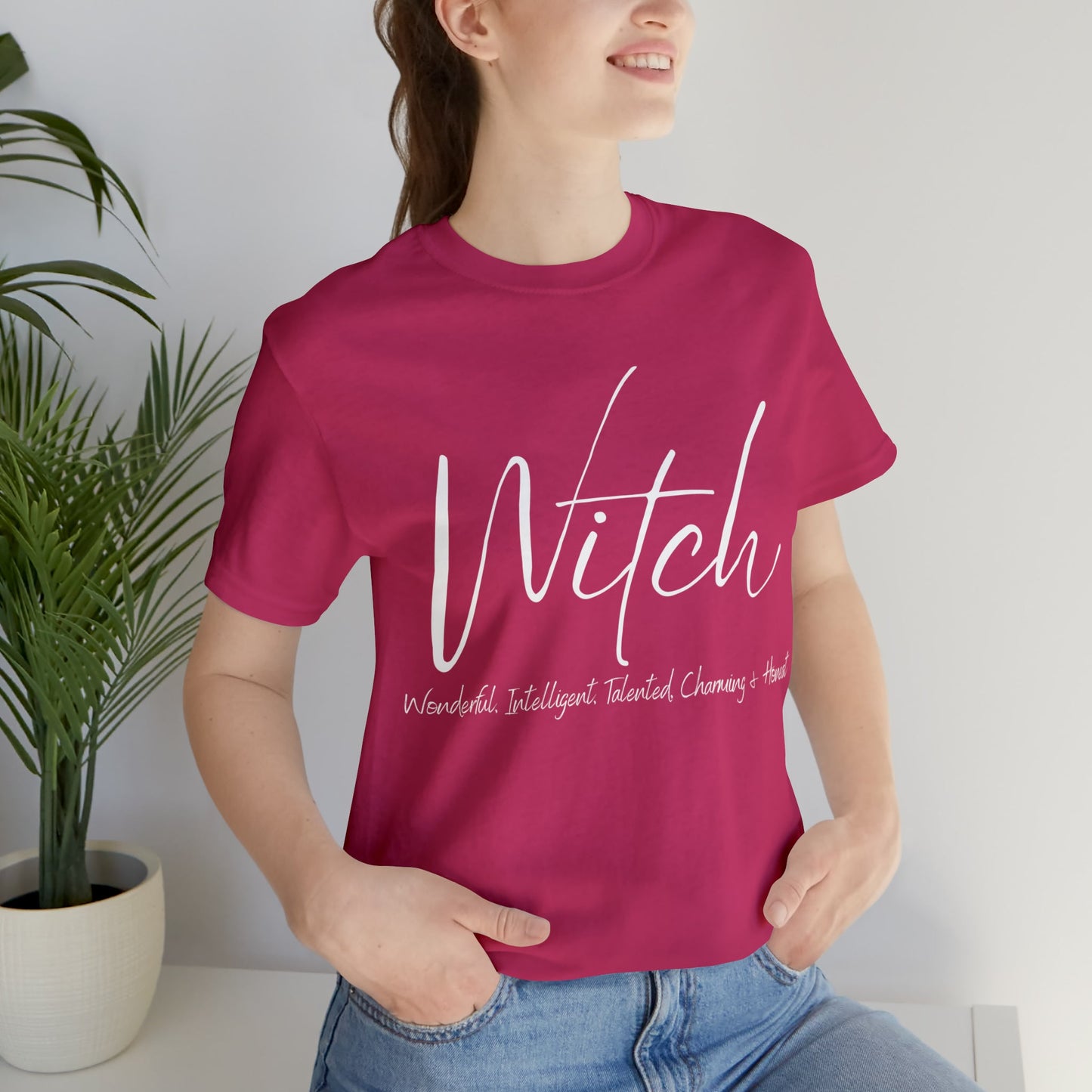 Witch Black Unisex Jersey Short Sleeve Tee - Witcheasy