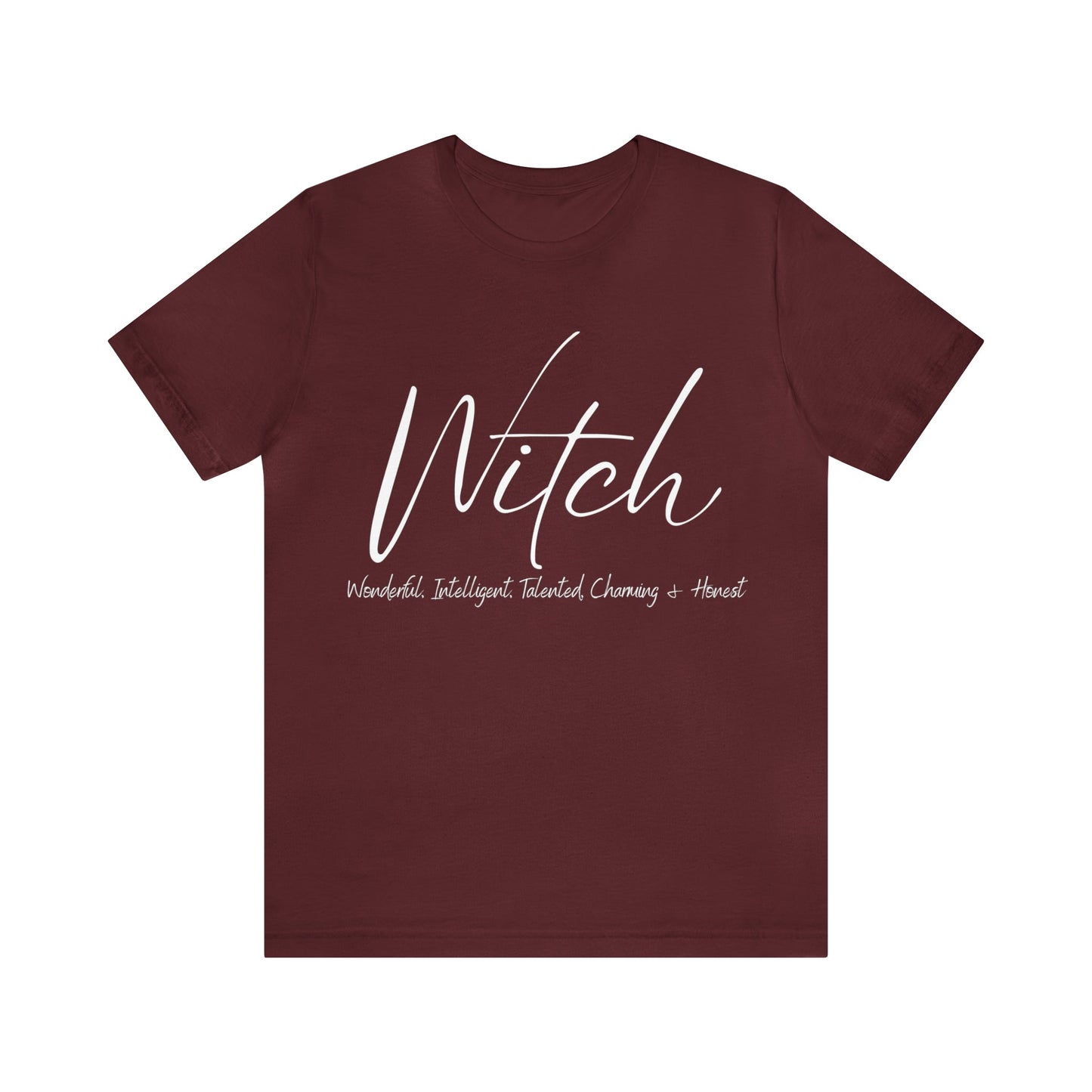 Witch Black Unisex Jersey Short Sleeve Tee - Witcheasy