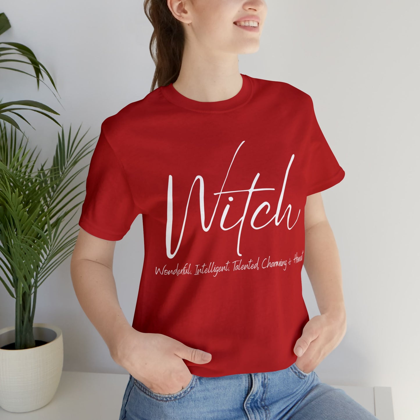 Witch Black Unisex Jersey Short Sleeve Tee - Witcheasy