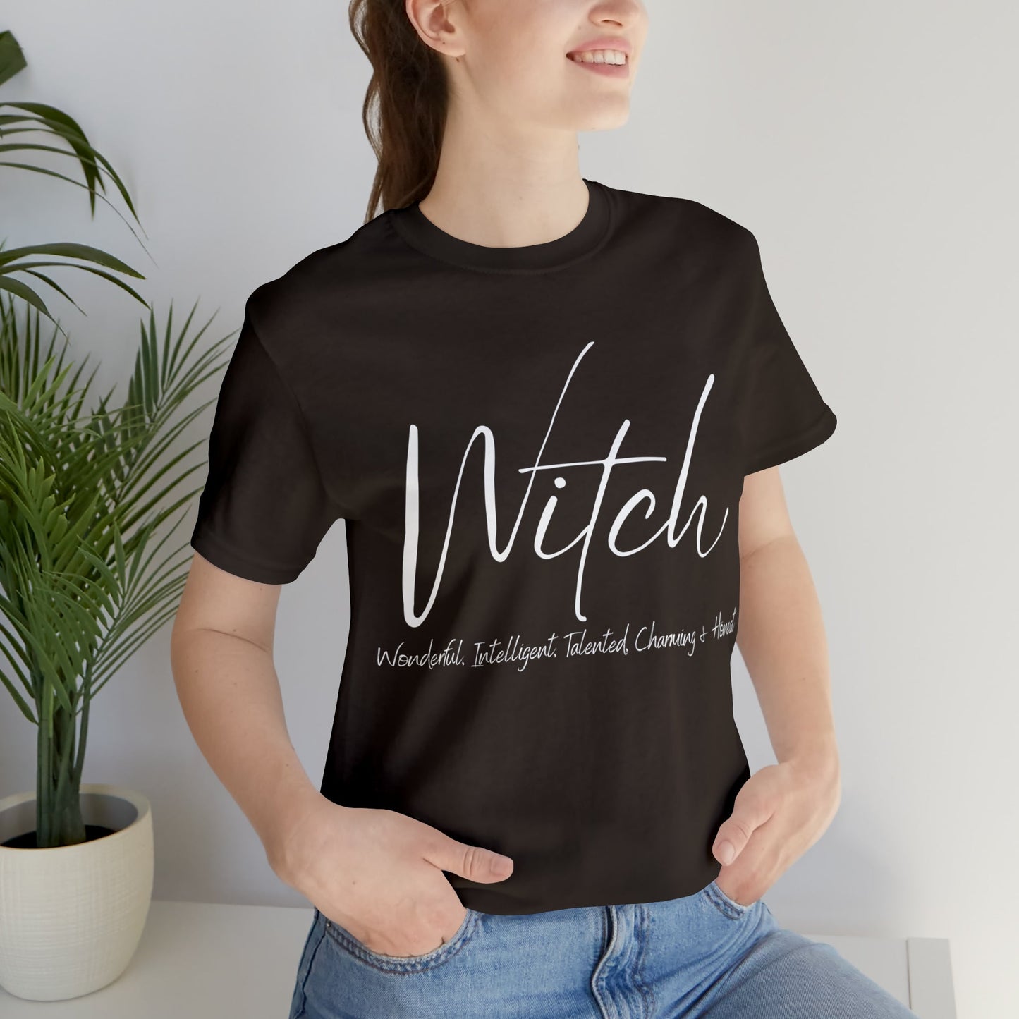 Witch Black Unisex Jersey Short Sleeve Tee - Witcheasy