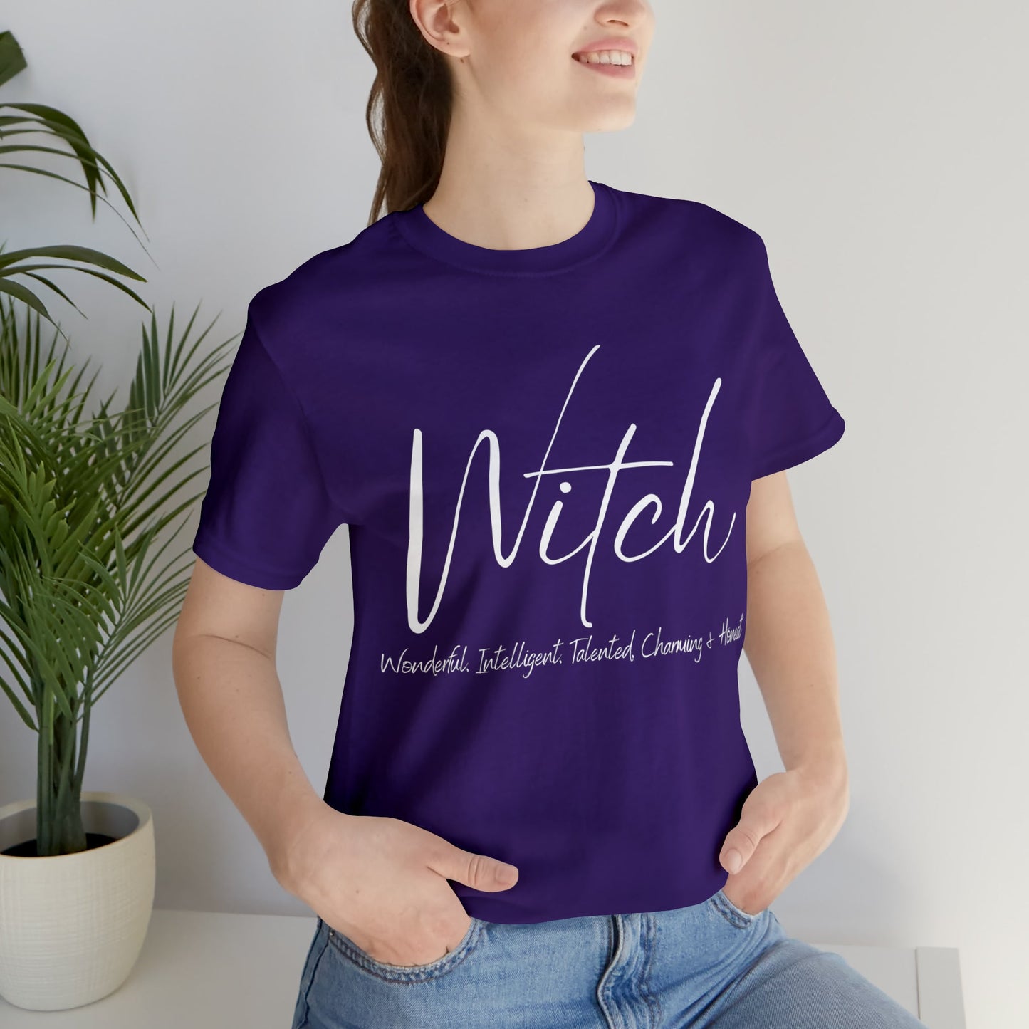 Witch Black Unisex Jersey Short Sleeve Tee - Witcheasy