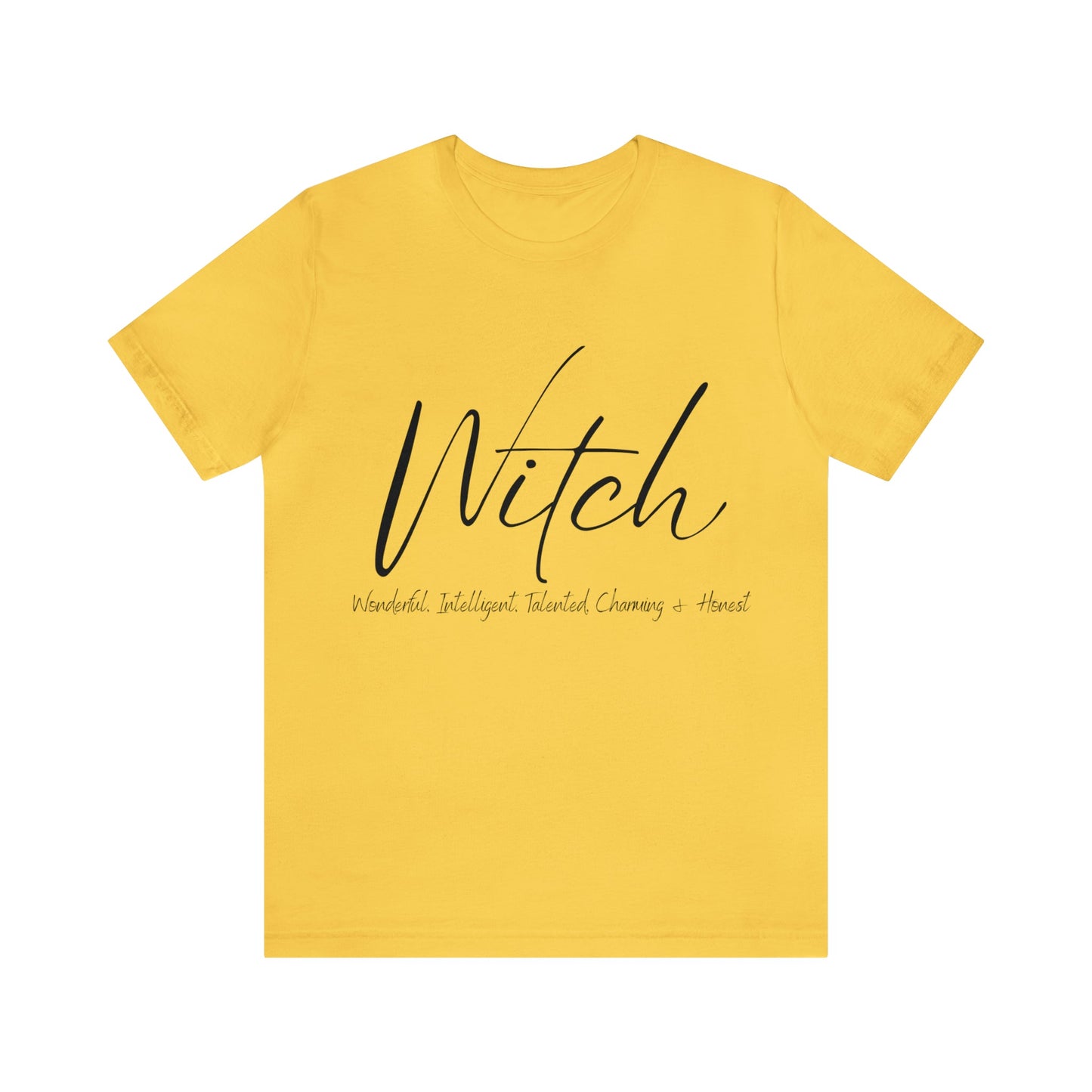 Witch Black Unisex Short Sleeve Tee - Witcheasy