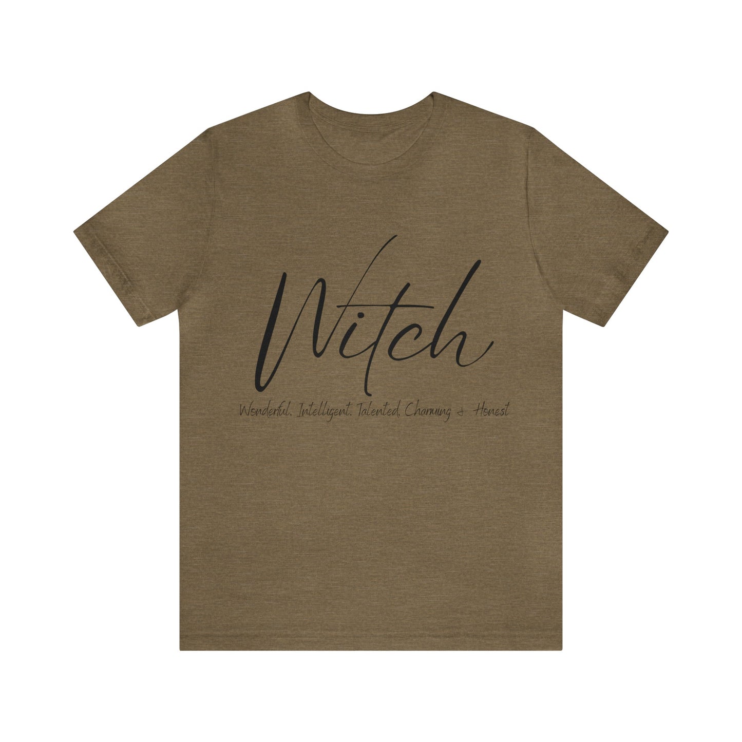 Witch Black Unisex Short Sleeve Tee - Witcheasy