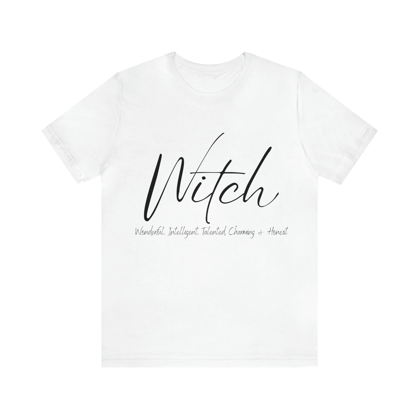 Witch Black Unisex Short Sleeve Tee - Witcheasy