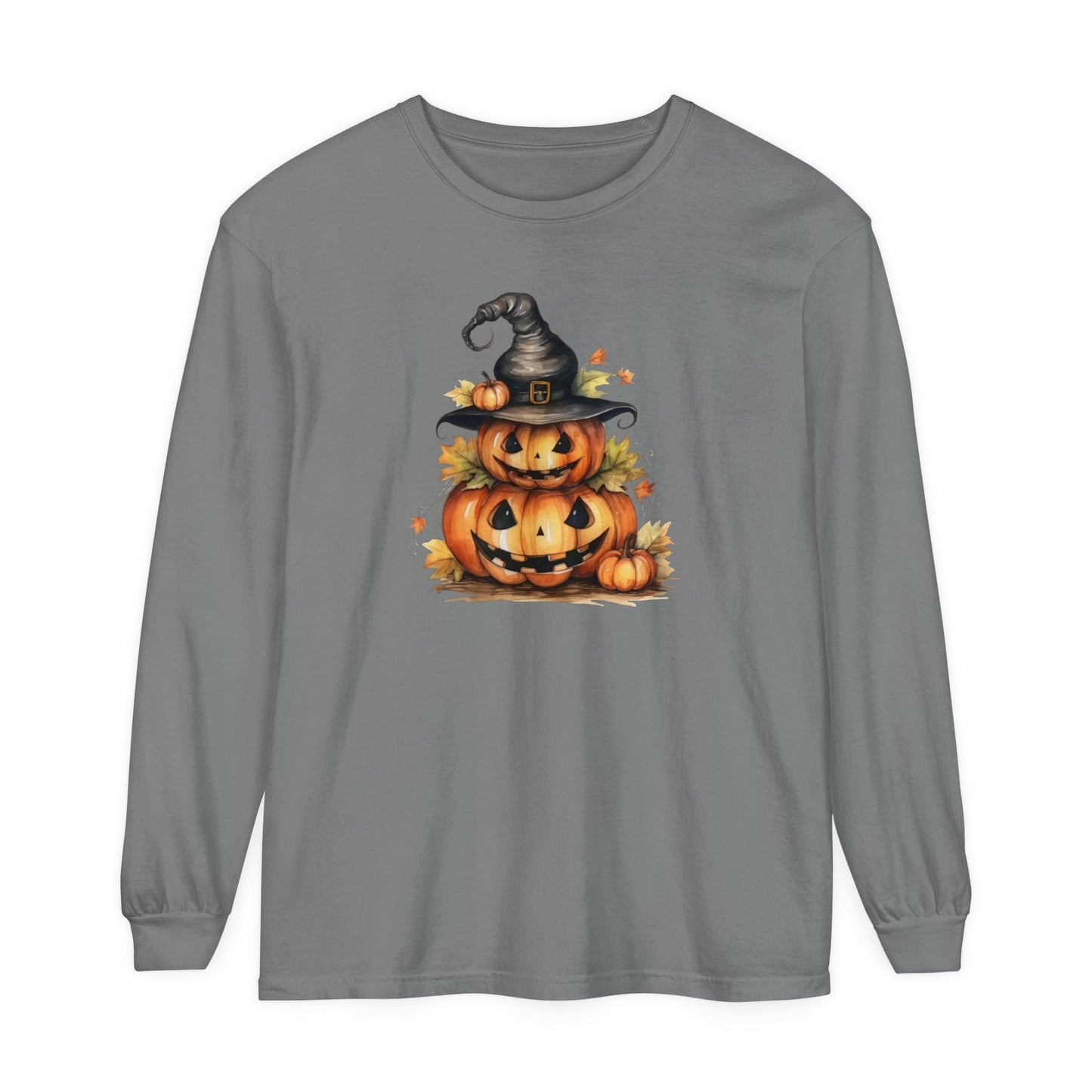 Witchy Pumpkins Unisex Long Sleeve T-Shirt - Witcheasy