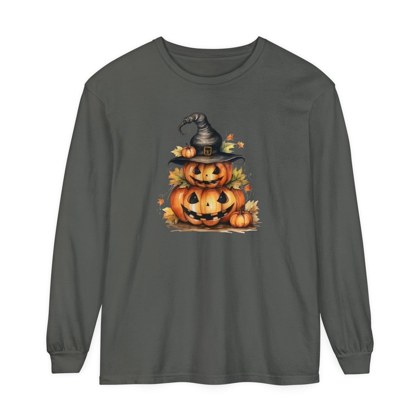 Witchy Pumpkins Unisex Long Sleeve T-Shirt - Witcheasy
