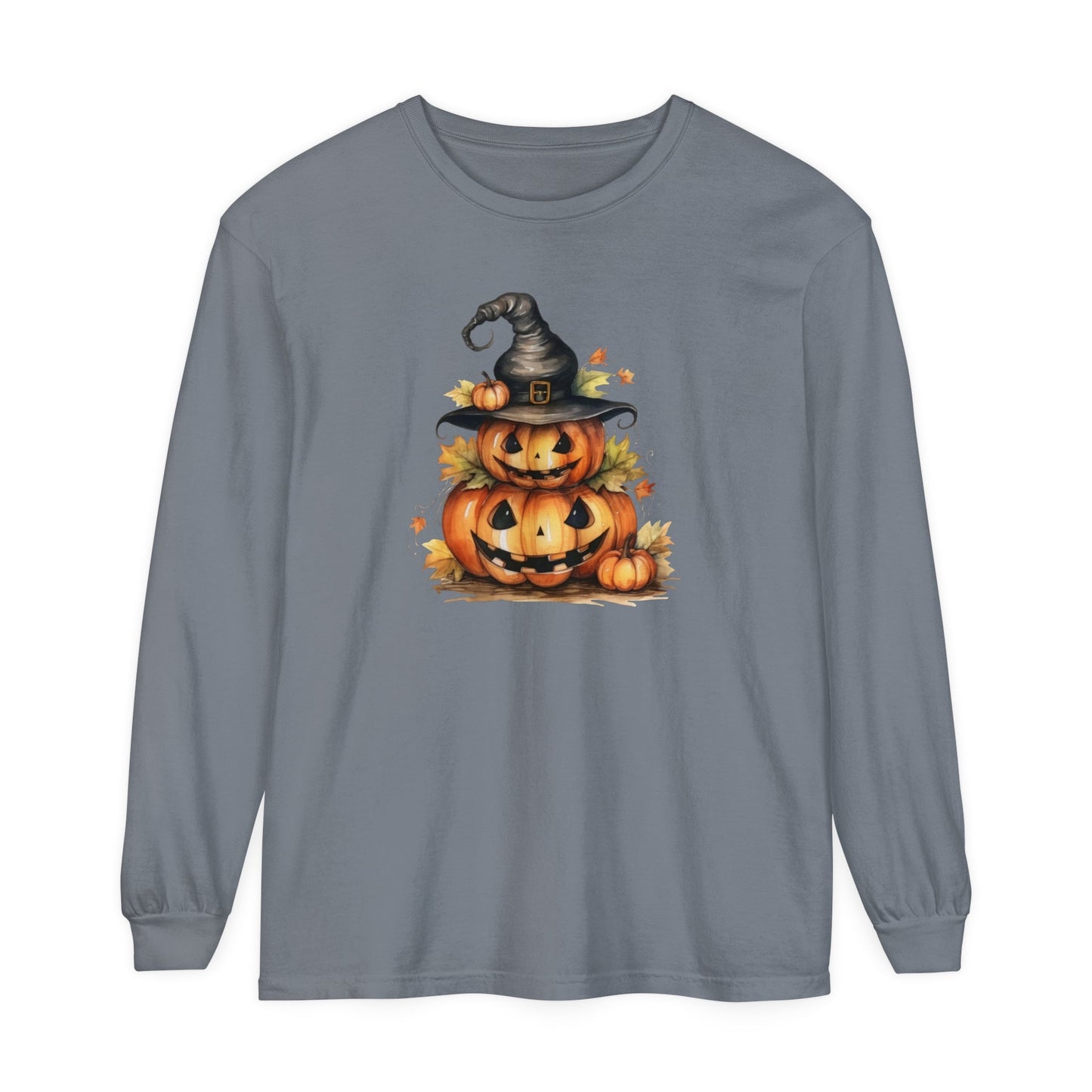Witchy Pumpkins Unisex Long Sleeve T-Shirt - Witcheasy
