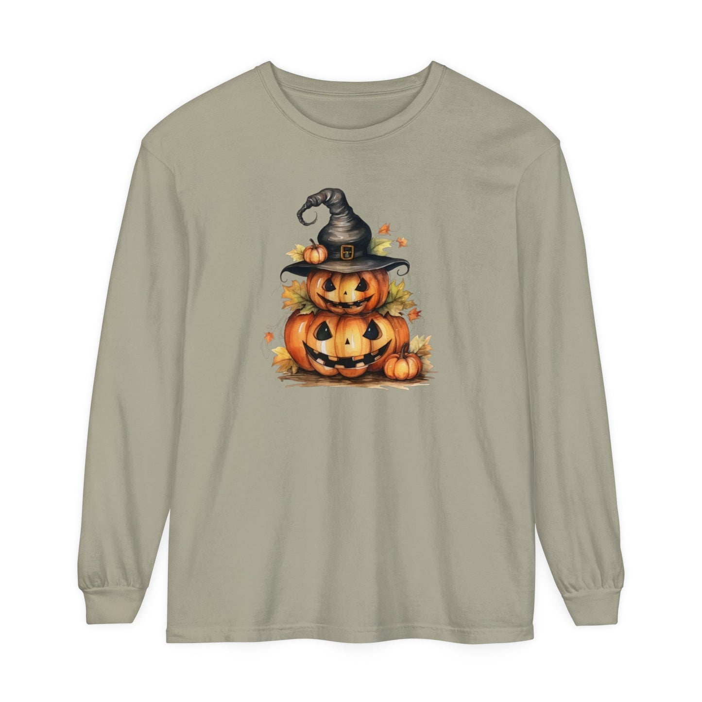 Witchy Pumpkins Unisex Long Sleeve T-Shirt - Witcheasy