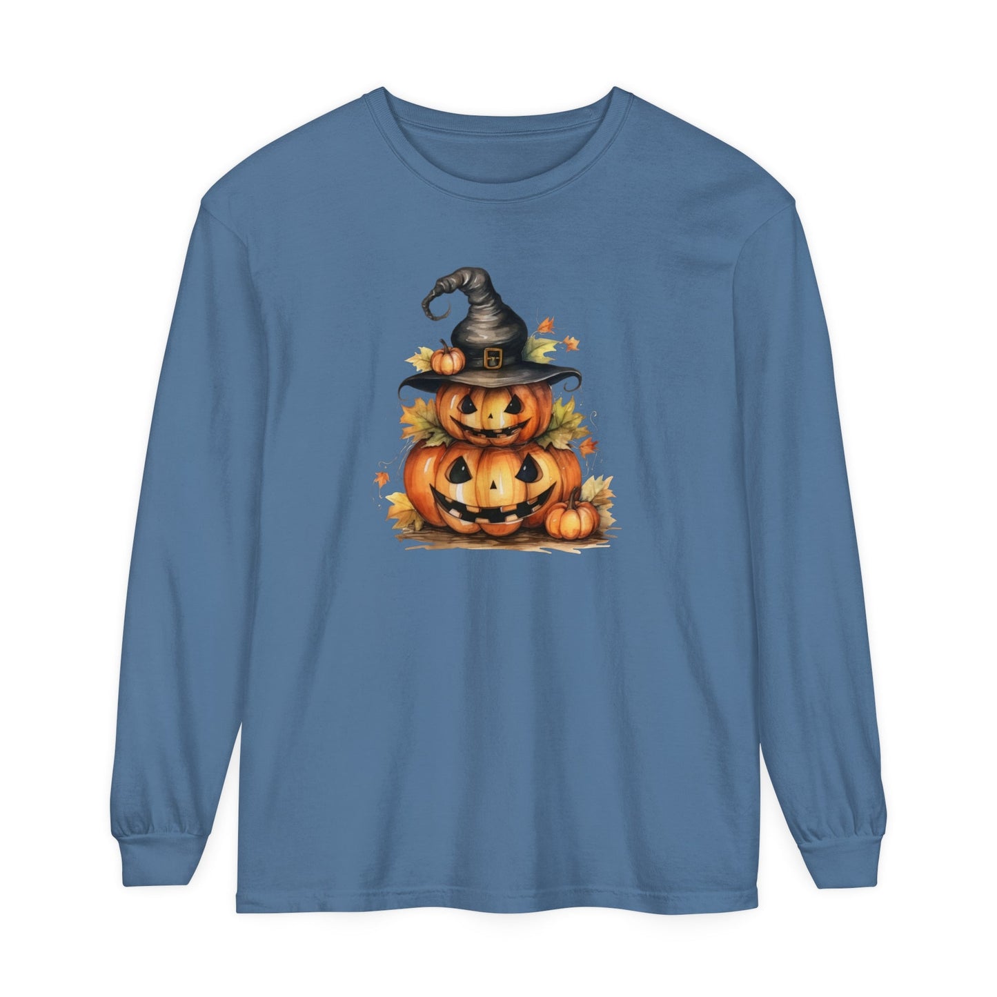 Witchy Pumpkins Unisex Long Sleeve T-Shirt - Witcheasy