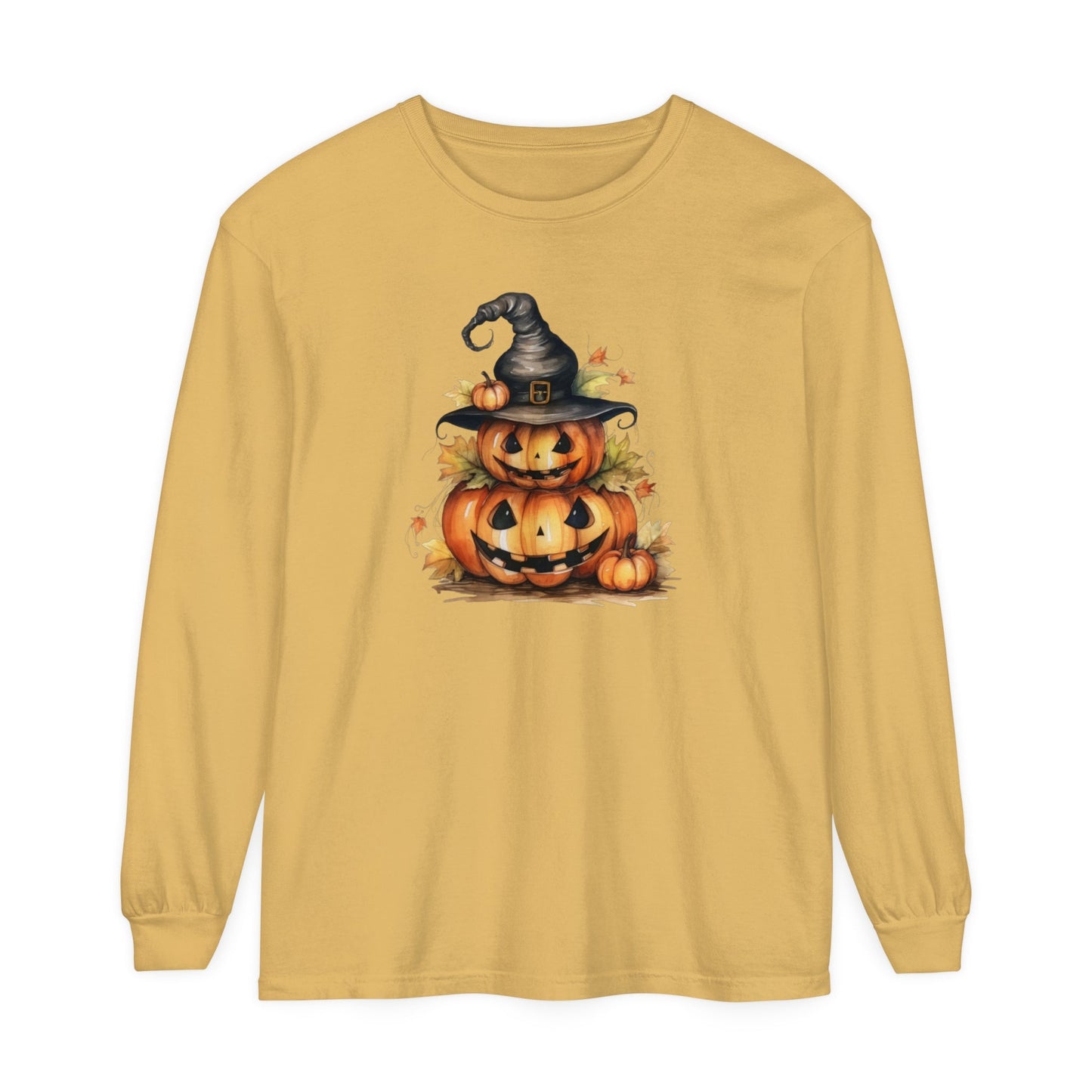 Witchy Pumpkins Unisex Long Sleeve T-Shirt - Witcheasy