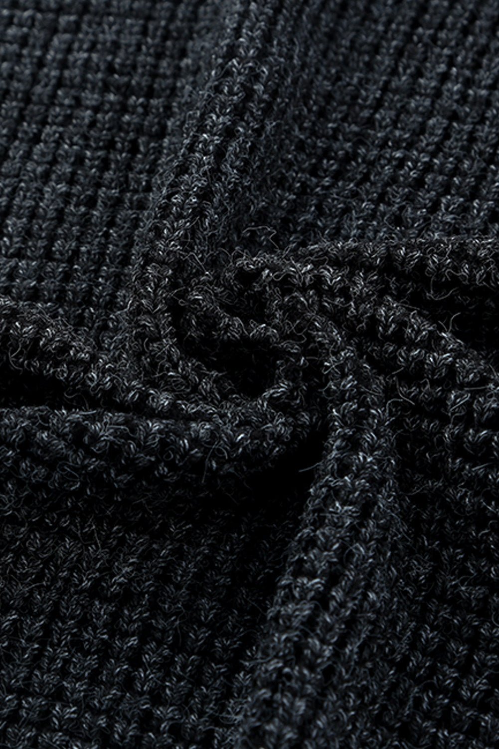 Woven Right Heathered Open Front Longline Cardigan - Witcheasy