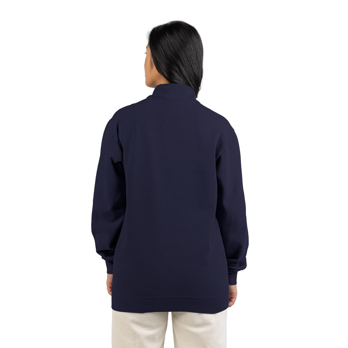 Quarter-Zip Sweatshirt — MicroEdge Solutions Logo Performance Pullover