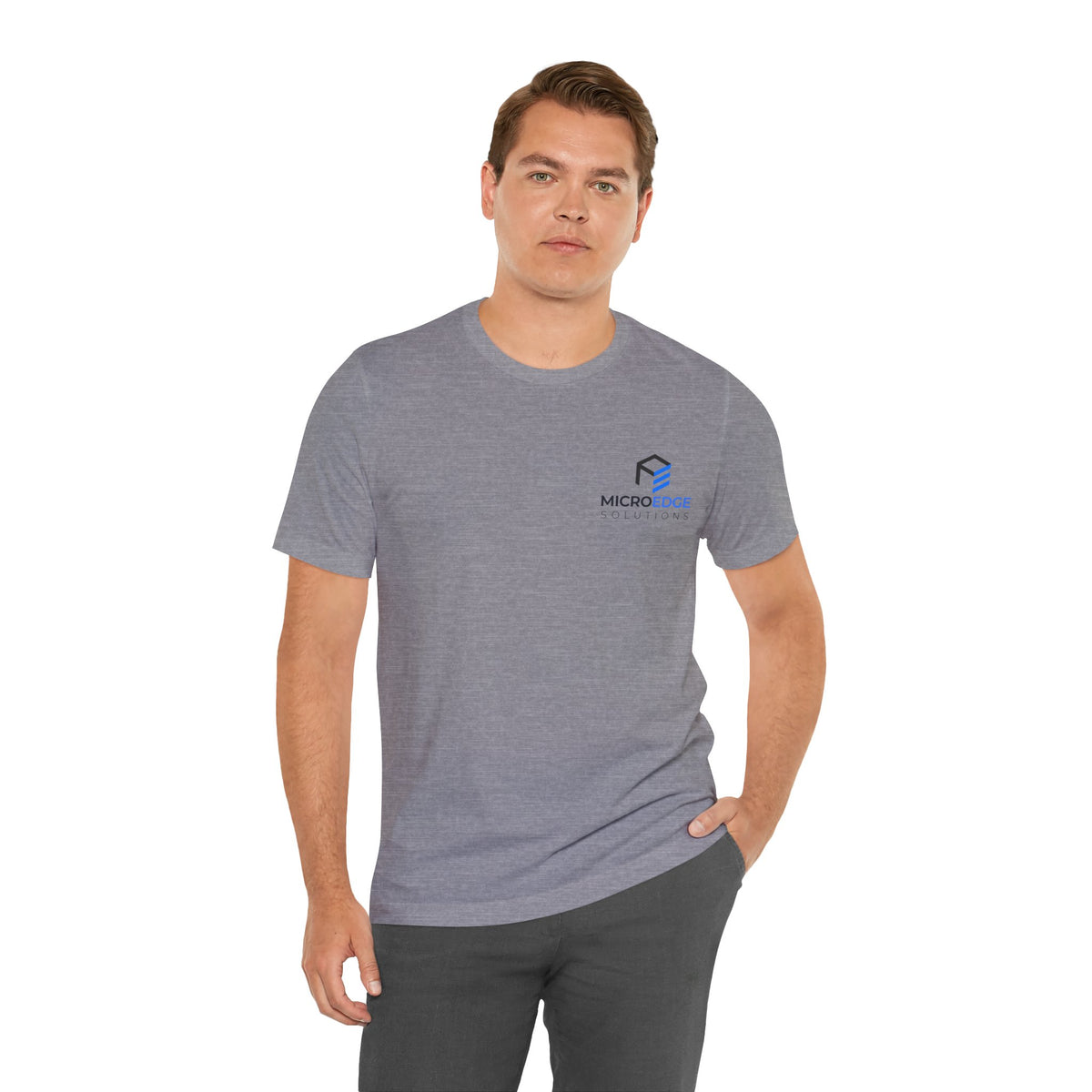 MicroEdge Solutions Logo Tee - Black Logo