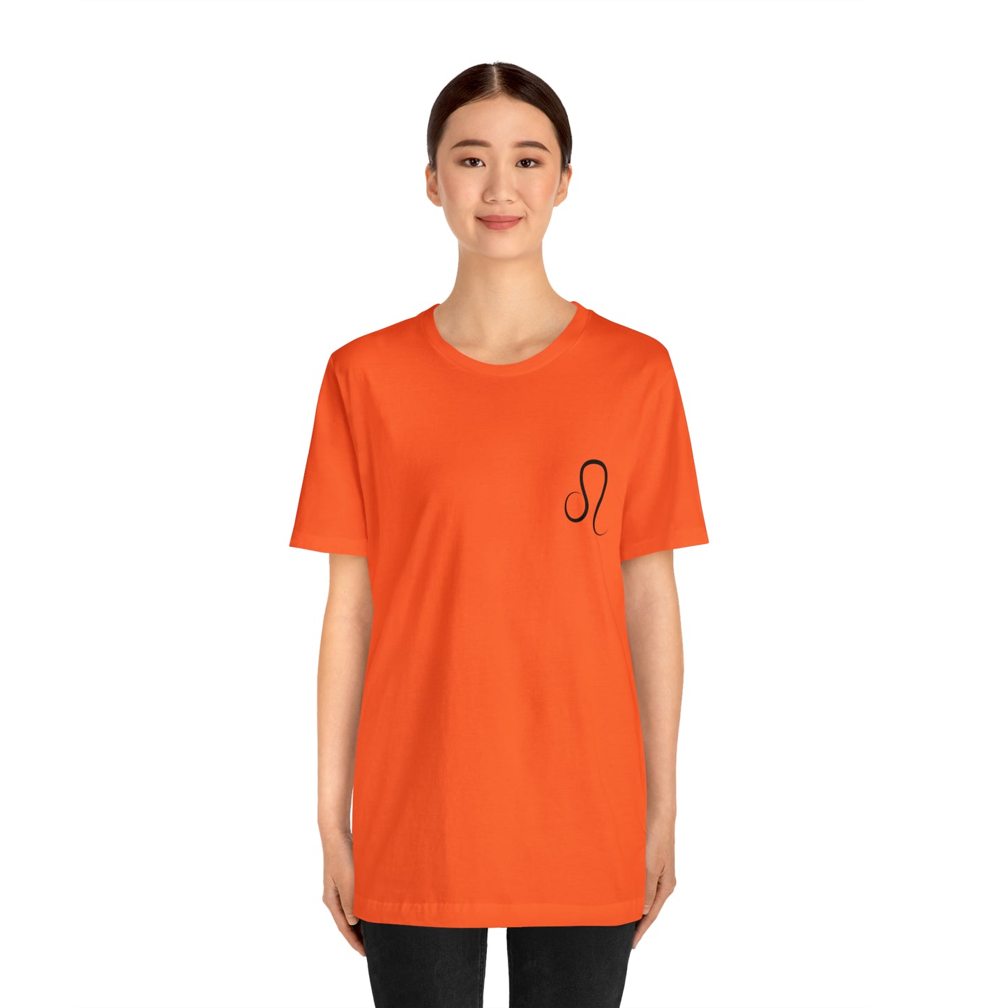 Leo Simple Unisex Jersey Short Sleeve Tee