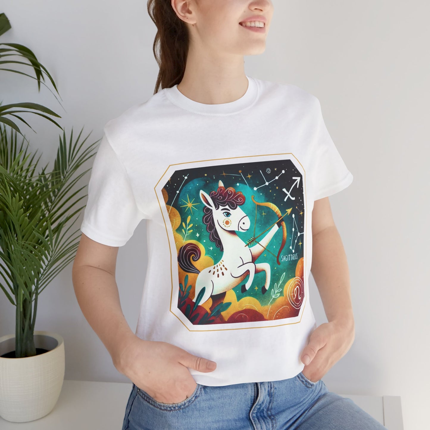 Sagittarius Framed Zodiac Name T-Shirt