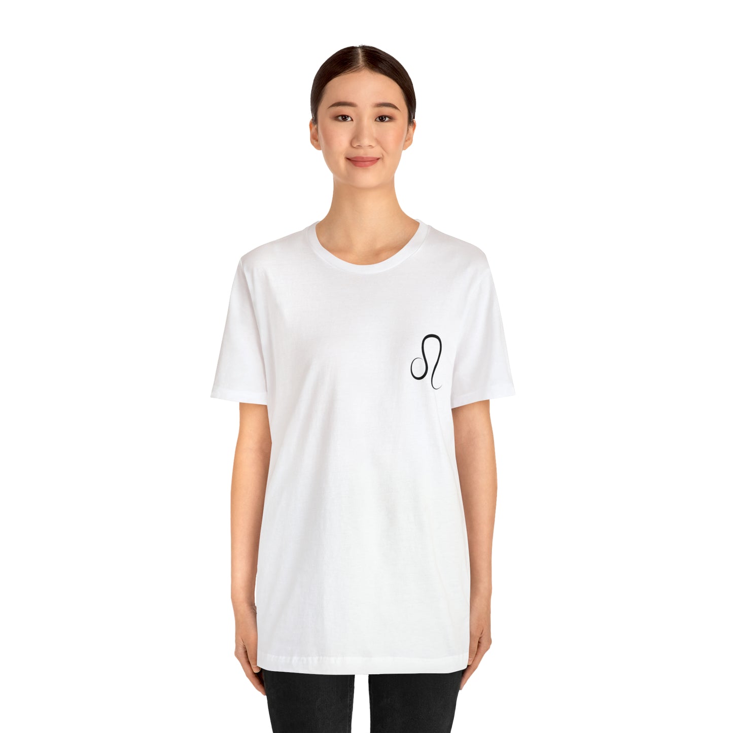 Leo Simple Unisex Jersey Short Sleeve Tee