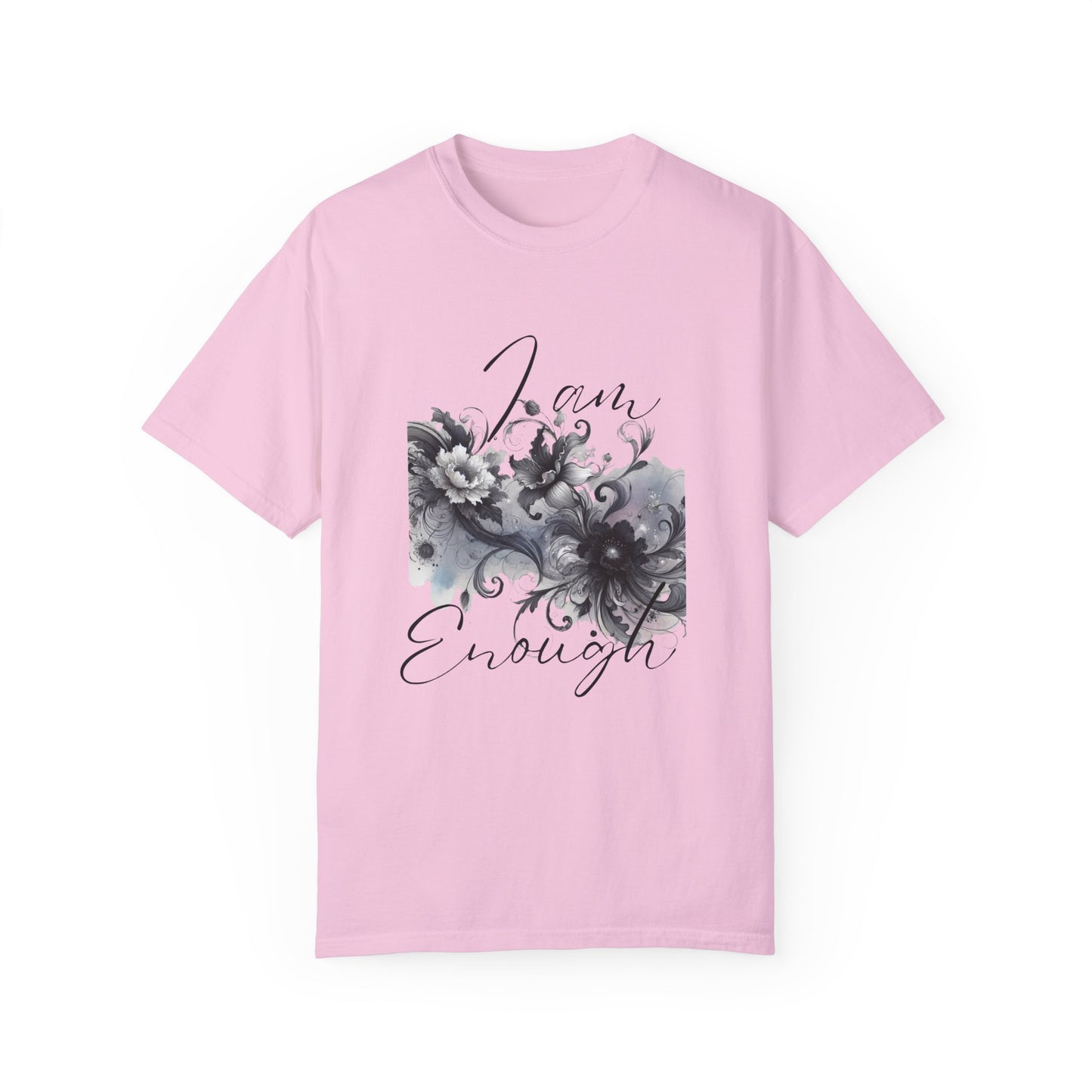 I Am Personalized Shirt Customizable 'I Am Enough' Tee Inspirational Design Affirmation T-Shirt