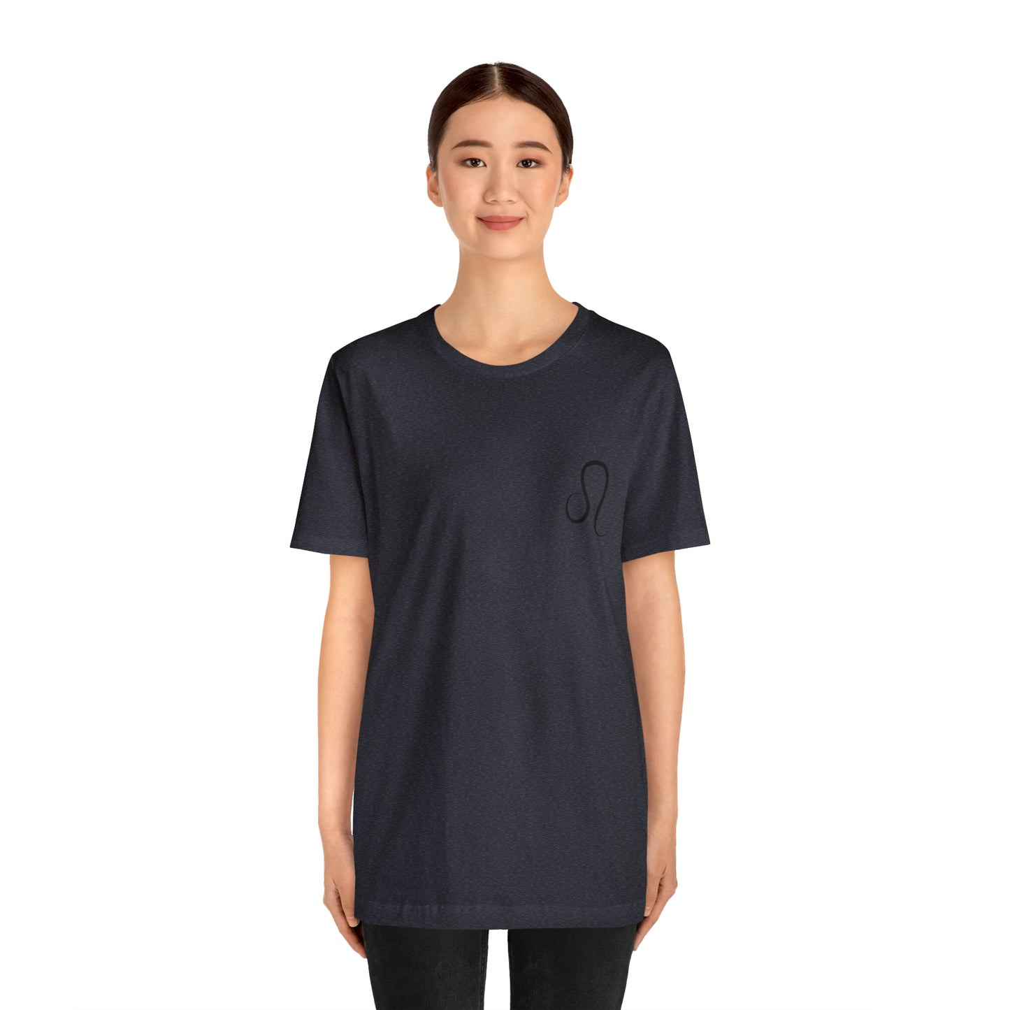 Leo Simple Unisex Jersey Short Sleeve Tee