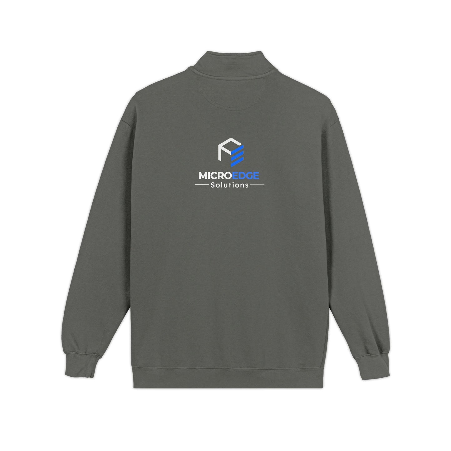 Quarter-Zip Sweatshirt — MicroEdge Solutions Logo Performance Pullover
