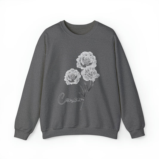 Cancer Carnations Unisex Heavy Blend Crewneck Sweatshirt