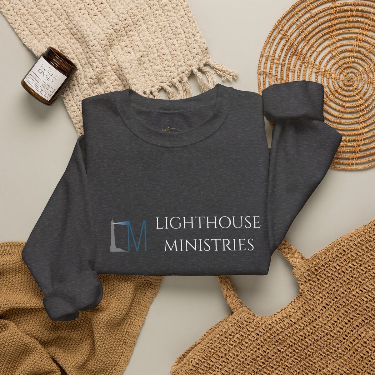 Lighthouse Ministries Crewneck Sweatshirt (light logo)