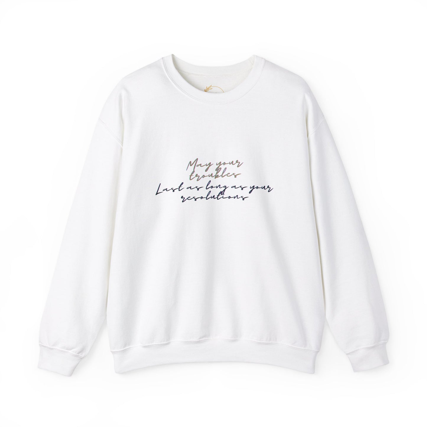 Funny Resolutions Shirt | May Your Troubles Tee | New Year Humor 2025
