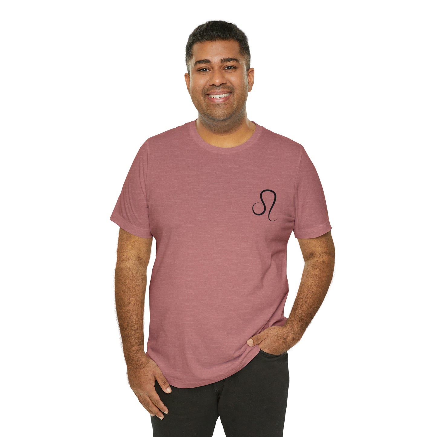 Leo Simple Unisex Jersey Short Sleeve Tee