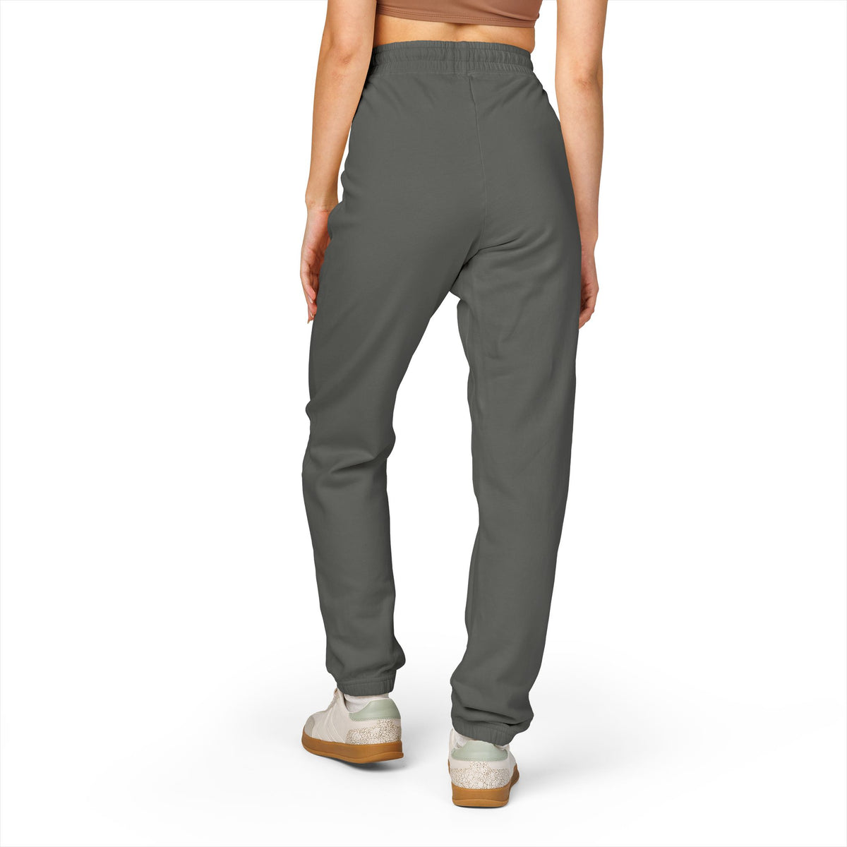 Cozy Night Sky Sweatpants — Embroidered Moon & Stars Fleece Joggers