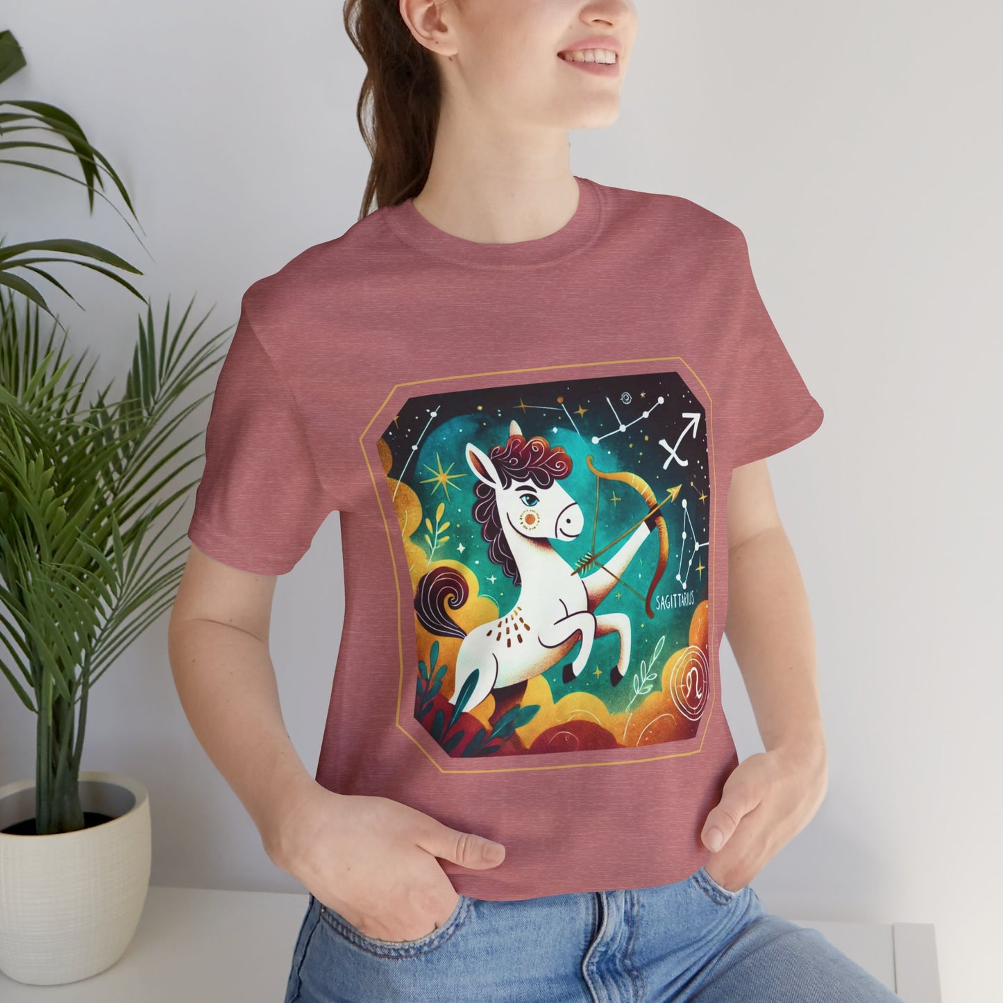 Sagittarius Framed Zodiac Name T-Shirt