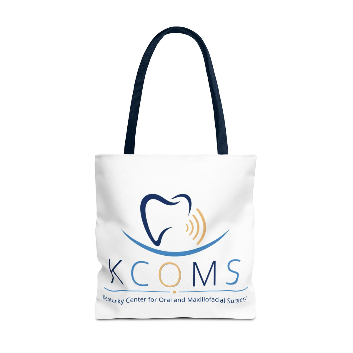 KCOMS Logo Tote Bag - Kentucky Center for Oral & Maxillofacial Surgery Branded Cotton Tote